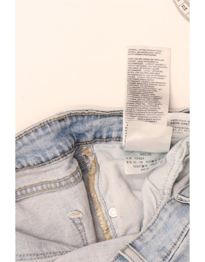 Calça jeans feminina Levi's 712 Slim W32 L32 azul algodão