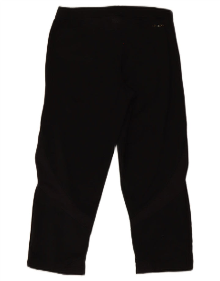 Adidas Womens Climacool Capri Leggings UK 10 Pequeno Poliéster Preto