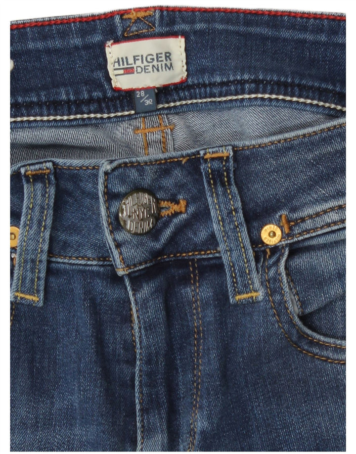 Jeans feminino Tommy Hilfiger Bootcut W28 L32 azul algodão