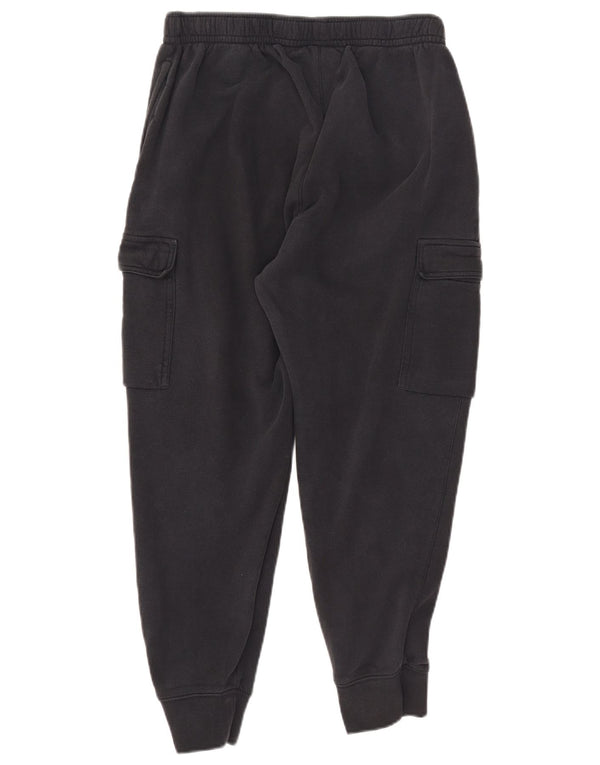 Nike Mens Cargo Calças de treino Joggers grandes de algodão preto