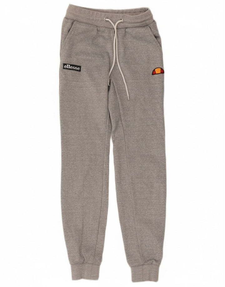 Calça de treino feminina Ellesse Joggers UK 4 XS cinza poliéster
