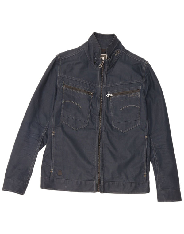Jaqueta jeans masculina G-Star UK 40 grande azul marinho