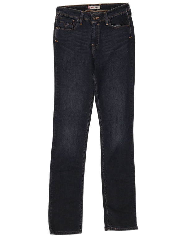 LEVI'S Masculino 628 Slim Jeans W30 L34 Azul Marinho Algodão