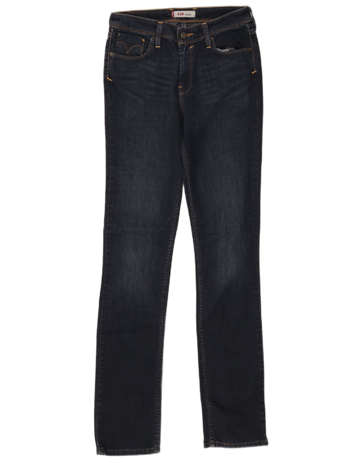 LEVI'S Masculino 628 Slim Jeans W30 L34 Azul Marinho Algodão