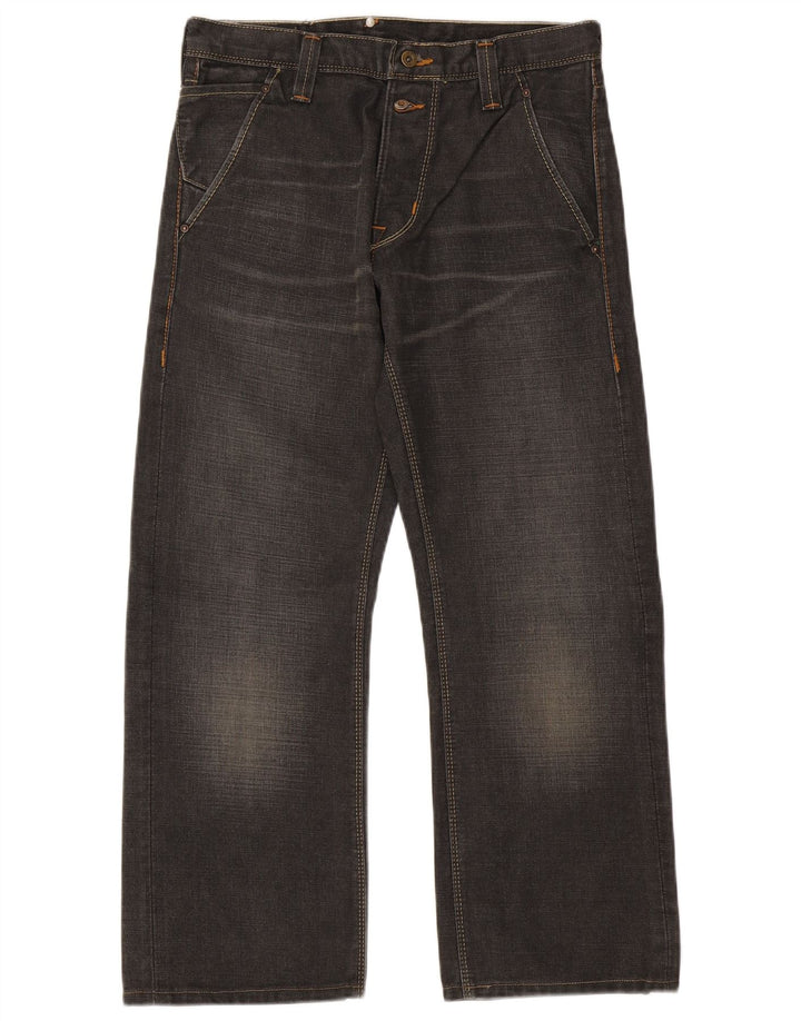 Jeans retos masculinos LEE W30 L27 algodão preto