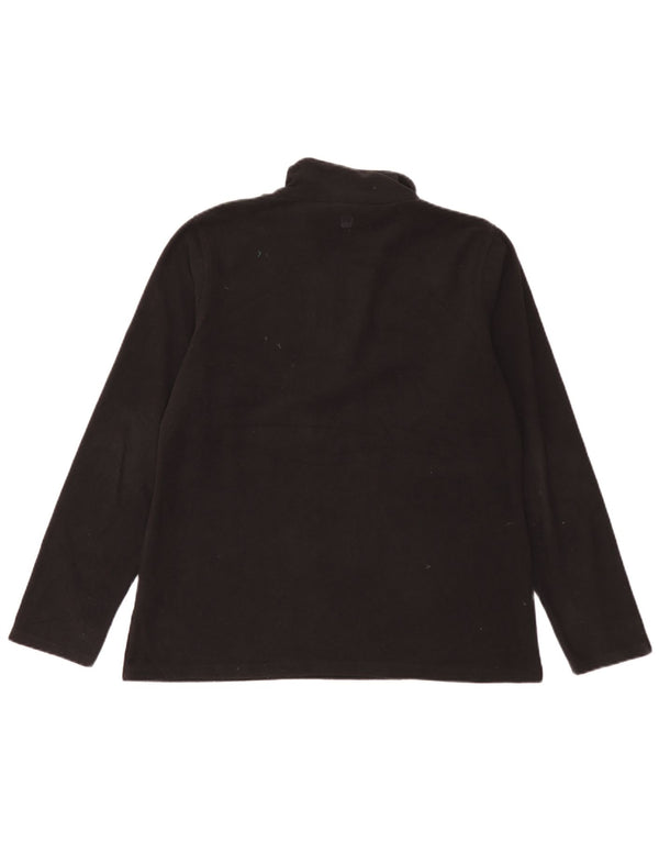 Suéter de lã feminino Mountain Warehouse com zíper e gola UK 16 grande preto