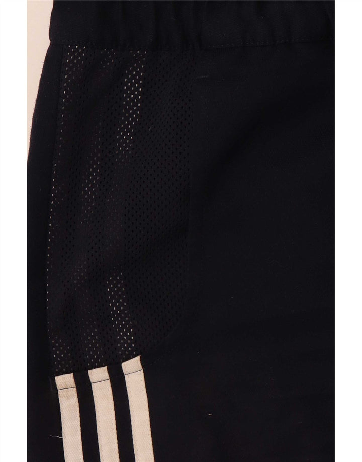 Shorts esportivos gráficos masculinos Adidas grandes poliéster azul marinho