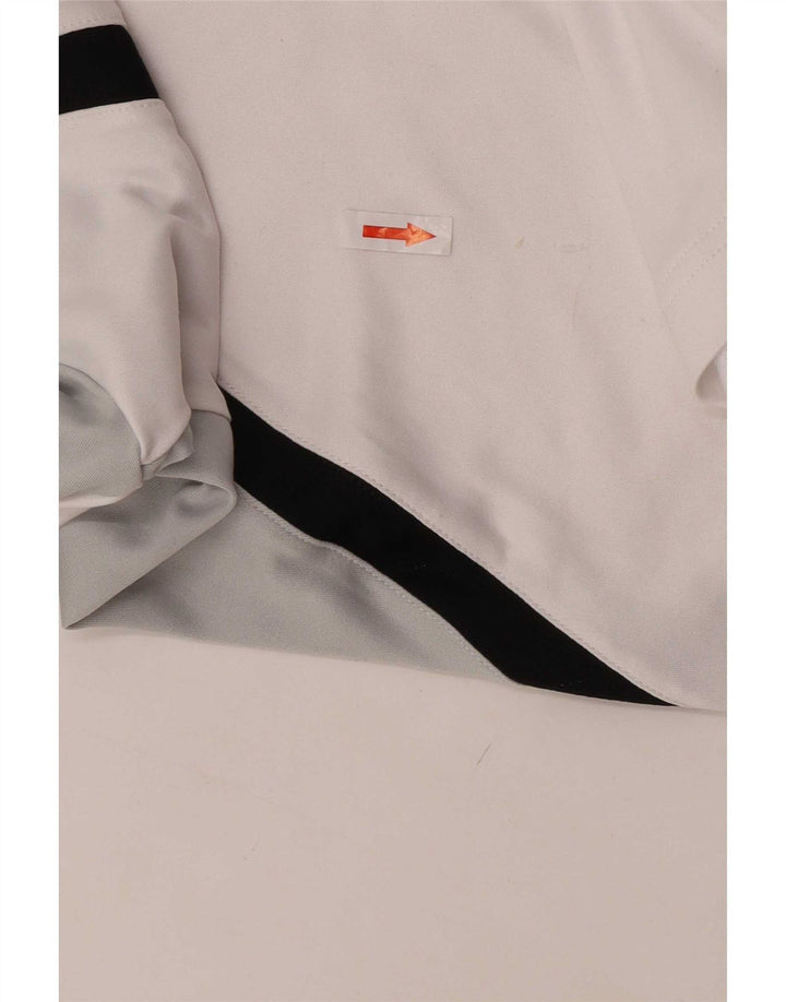 Camisa polo masculina Lotto grande poliéster colorblock branco
