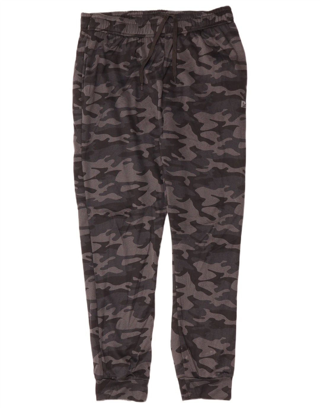 RUSSELL ATLÉTICO Calça de treino masculina Joggers grande camuflagem cinza