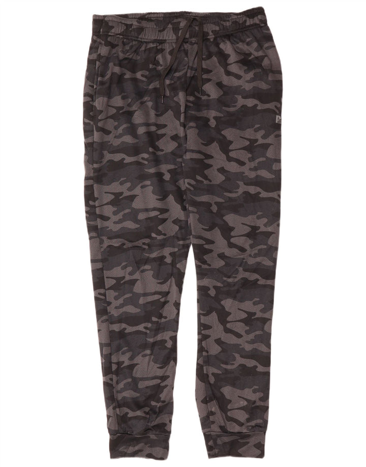 RUSSELL ATLÉTICO Calça de treino masculina Joggers grande camuflagem cinza