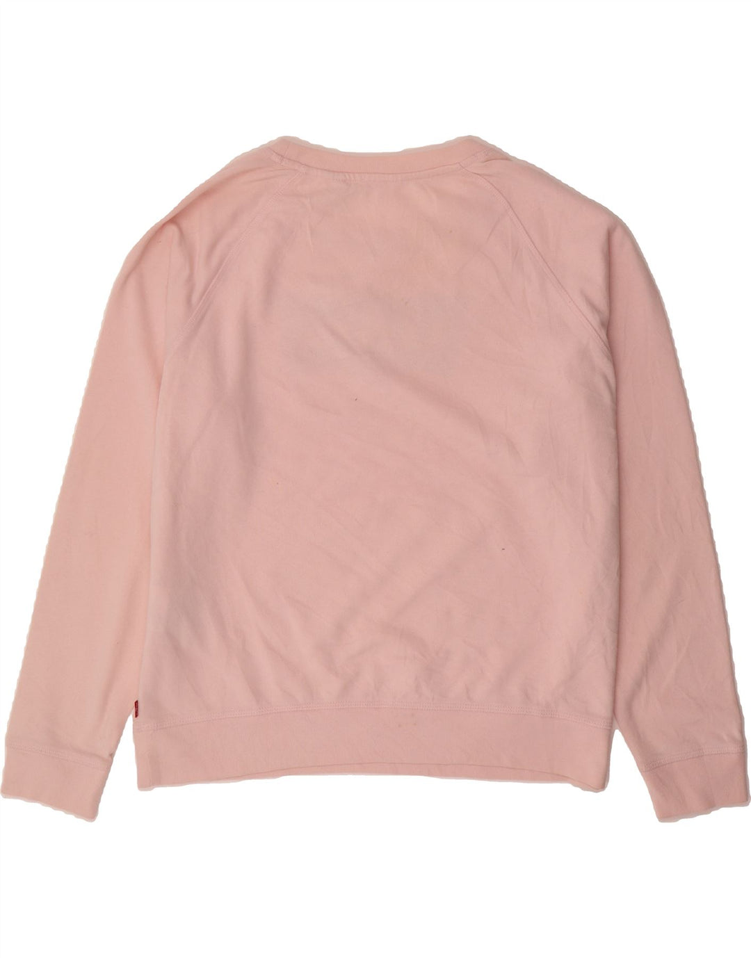 LEVI'S Womens Graphic Sweatshirt Jumper UK 18 XL Pink Cotton Vintage Levi's and Second-Hand Levi's from Messina Hembry 