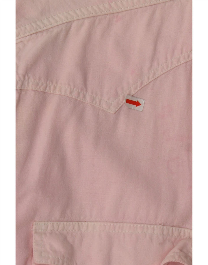 Camisa masculina LEVI'S grande algodão rosa