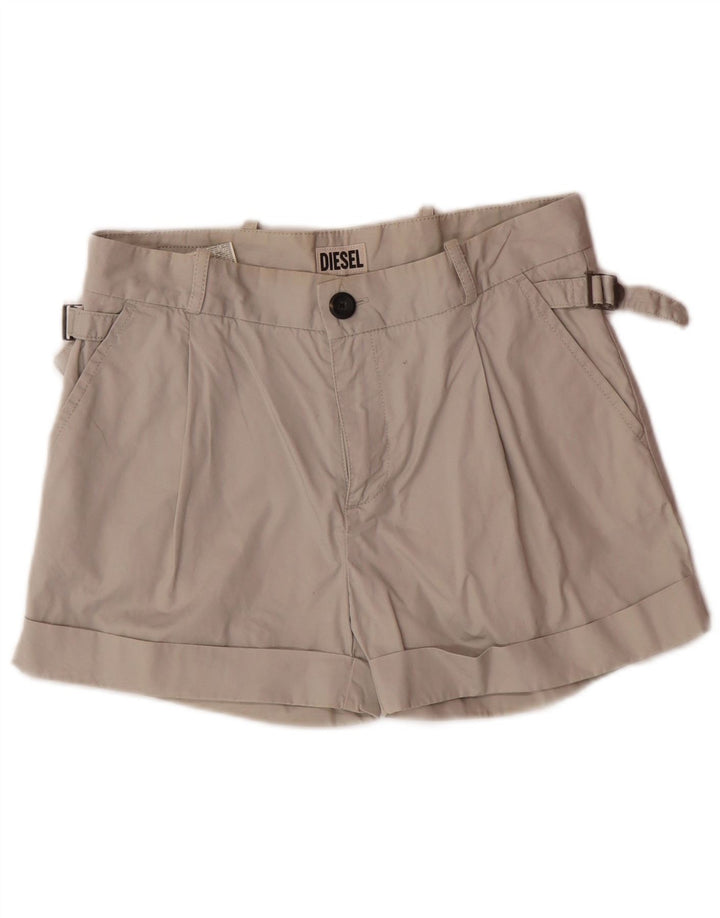 Shorts Chino feminino DIESEL W27 pequeno algodão cinza