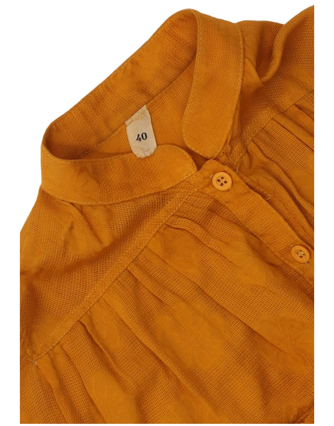 Pulôver feminino vintage blusa UE 40 médio amarelo floral