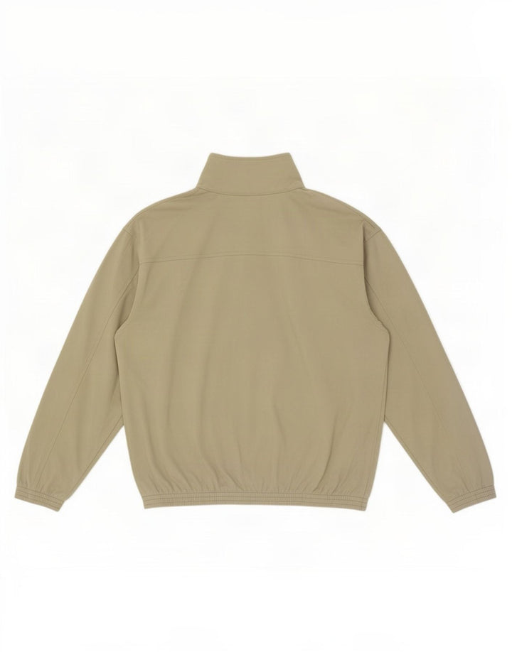 Champion Mens Loose Fit Treino Top Jaqueta Médio Bege