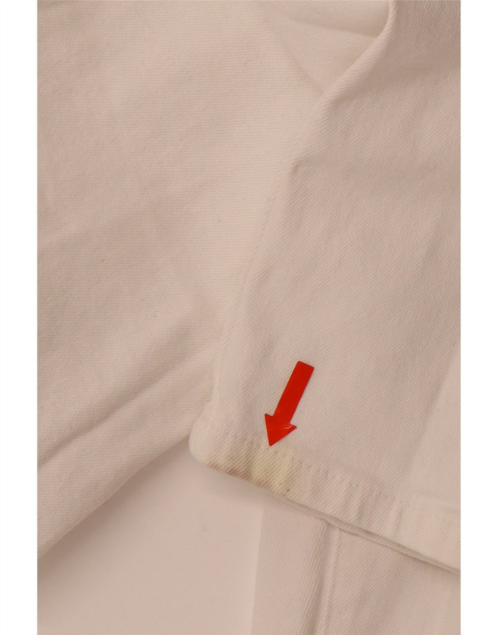 ZARA Womens Slim Jeans EU 44 XL W34 L26 White Cotton Vintage Zara and Second-Hand Zara from Messina Hembry 