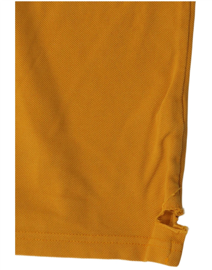 Camisa polo masculina ZARA pequena amarela