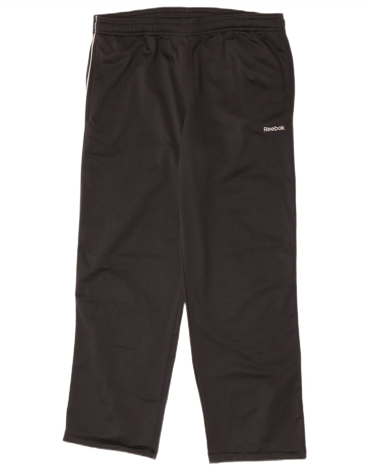 Calça Reebok Mens Treino Pequeno Poliéster Preto