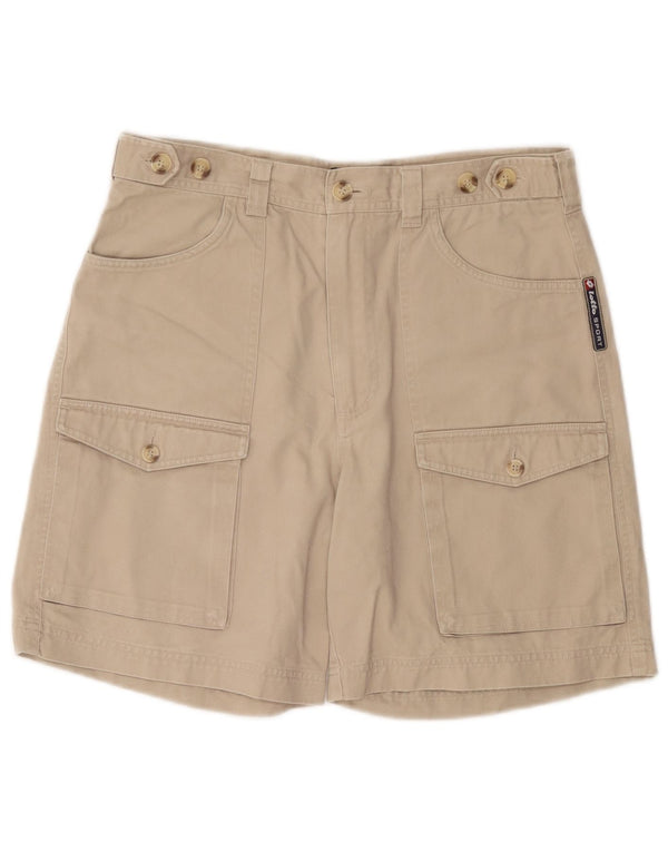 Lotto Mens Cargo Shorts W36 Grande Algodão Bege