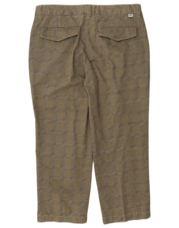 Cerruti 1881 Womens Loose Fit Chino Trousers IT 44 Medium W30 L22 Khaki