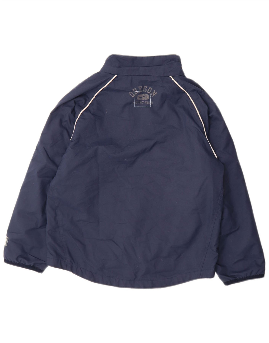 Jaqueta Nike Boys Oregon Graphic Anorak 8-9 anos pequena azul marinho poliéster