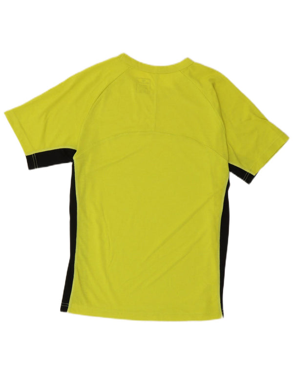 Camiseta masculina Champion Top médio verde colorblock