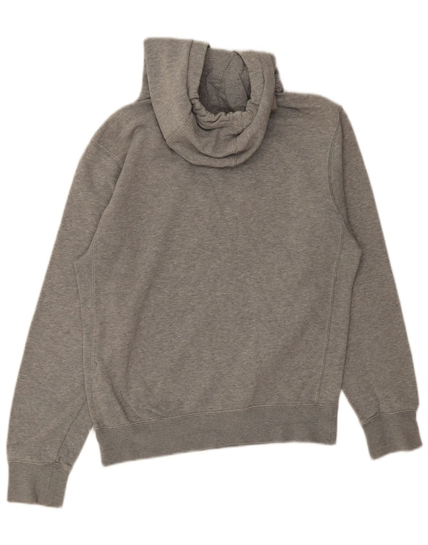 Nike masculino moletom com capuz jumper XS cinza algodão manchado