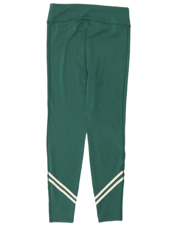 Leggings femininas Jack Wills UK 14 poliéster verde grande
