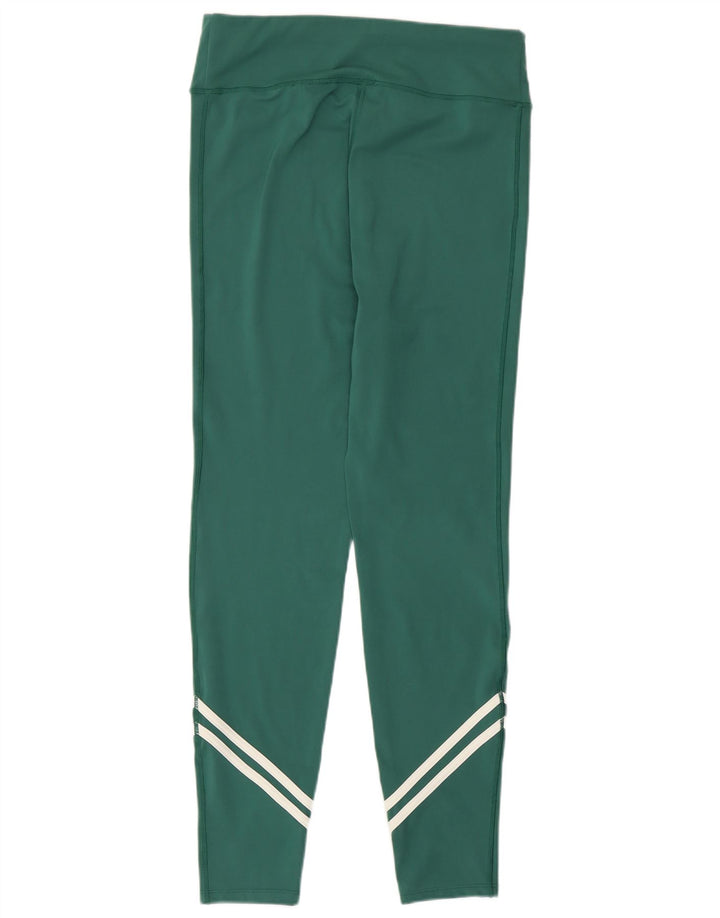 Leggings femininas Jack Wills UK 14 poliéster verde grande