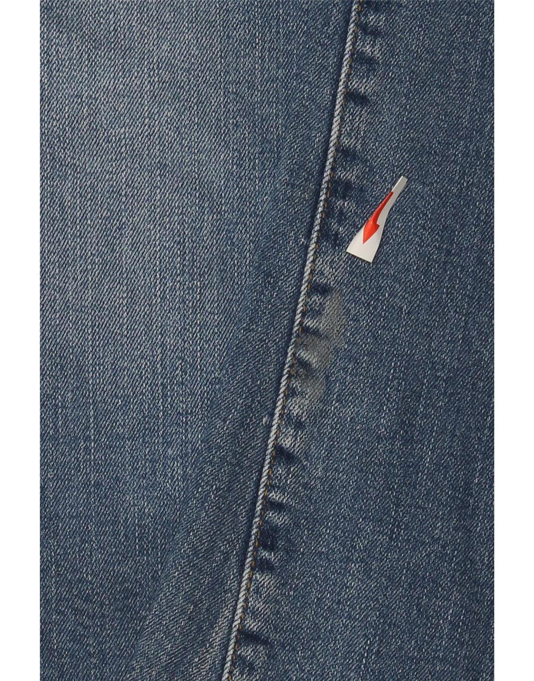 Calça jeans feminina Levi's 504 Slouch Flared US 5 médio W28 L32 azul algodão