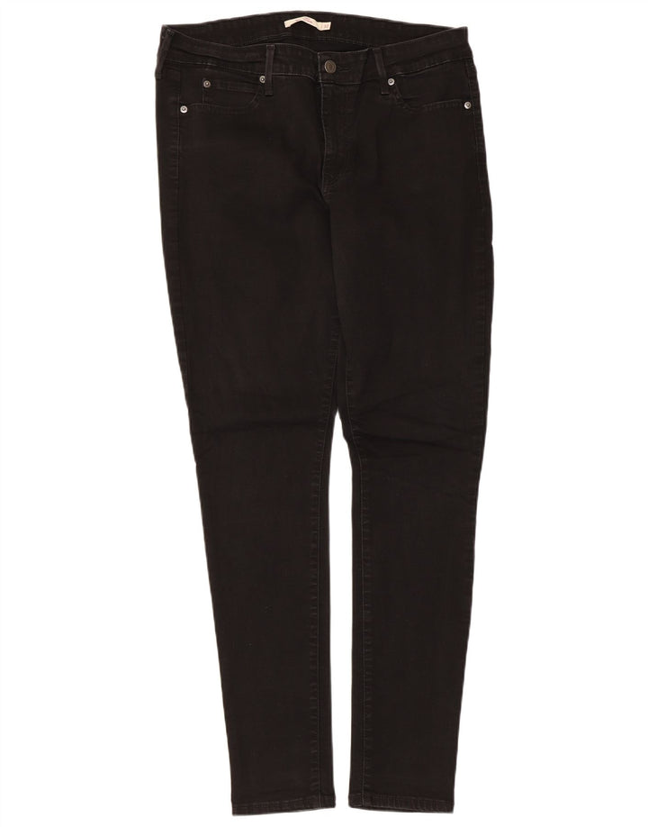 Calça jeans feminina Levi's 711 skinny W32 L30 preta