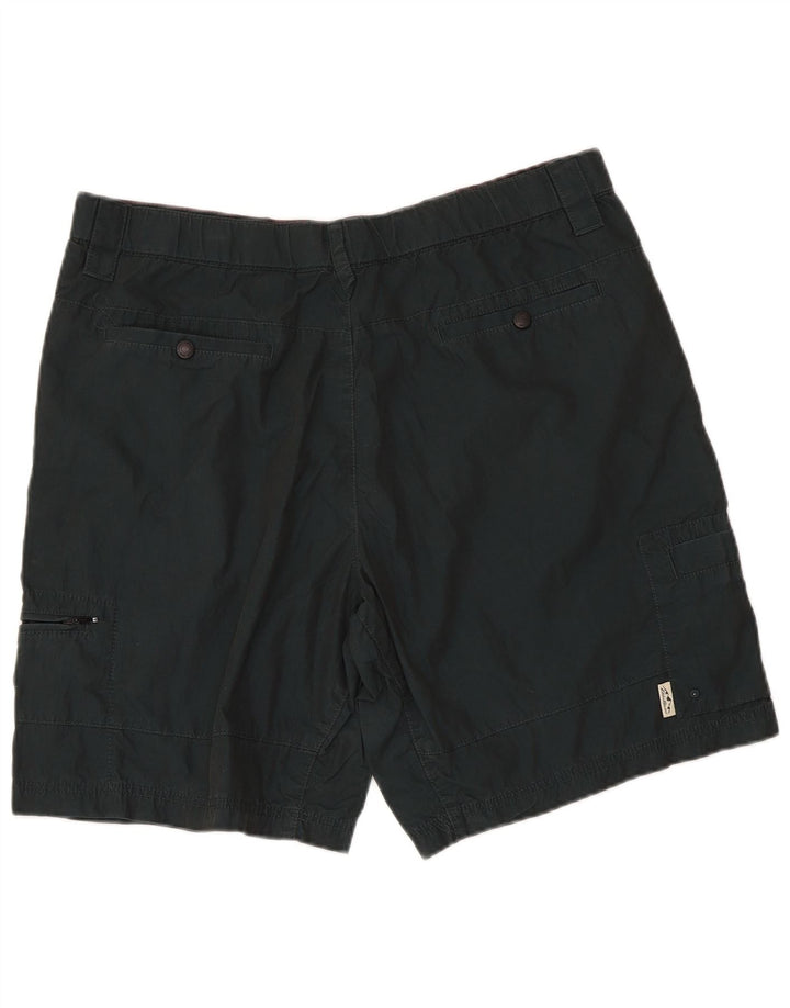 Shorts cargo masculino Eddie Bauer W35 grande algodão verde