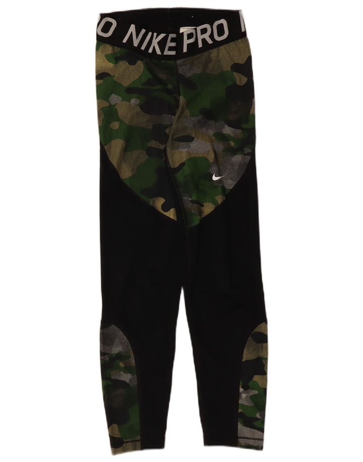 Leggings Nike Femininas Graphic UK 4 XS Preto Camuflagem Poliéster