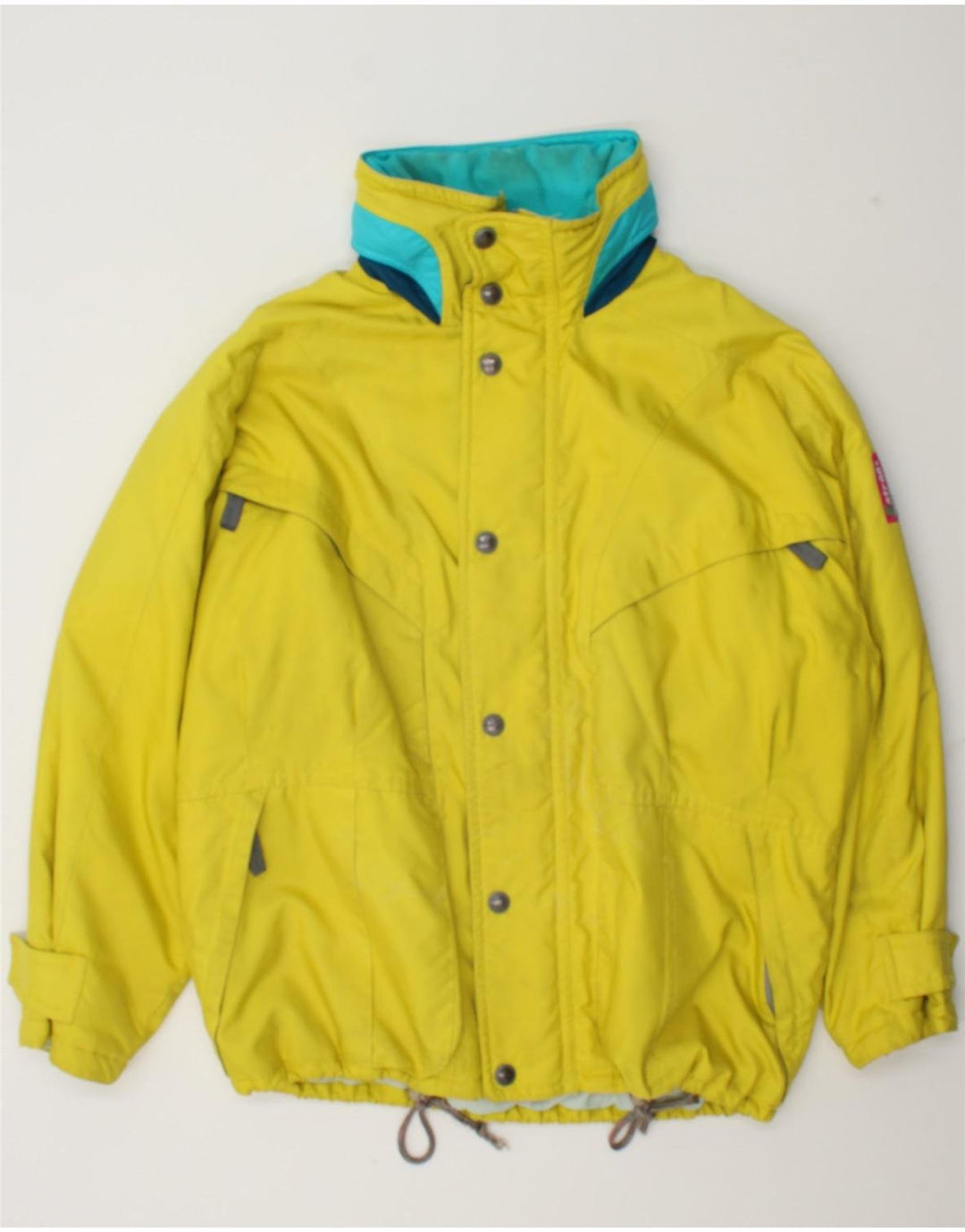 Jaqueta de esqui masculina Colmar com capuz UK 42 XL amarelo