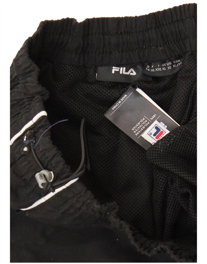 Calça de treino masculina FILA Graphic Capri XL preto poliéster