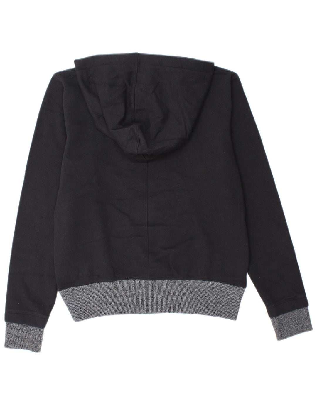 UNDER ARMOUR Suéter feminino com capuz gráfico superdimensionado Reino Unido 6 XS algodão preto