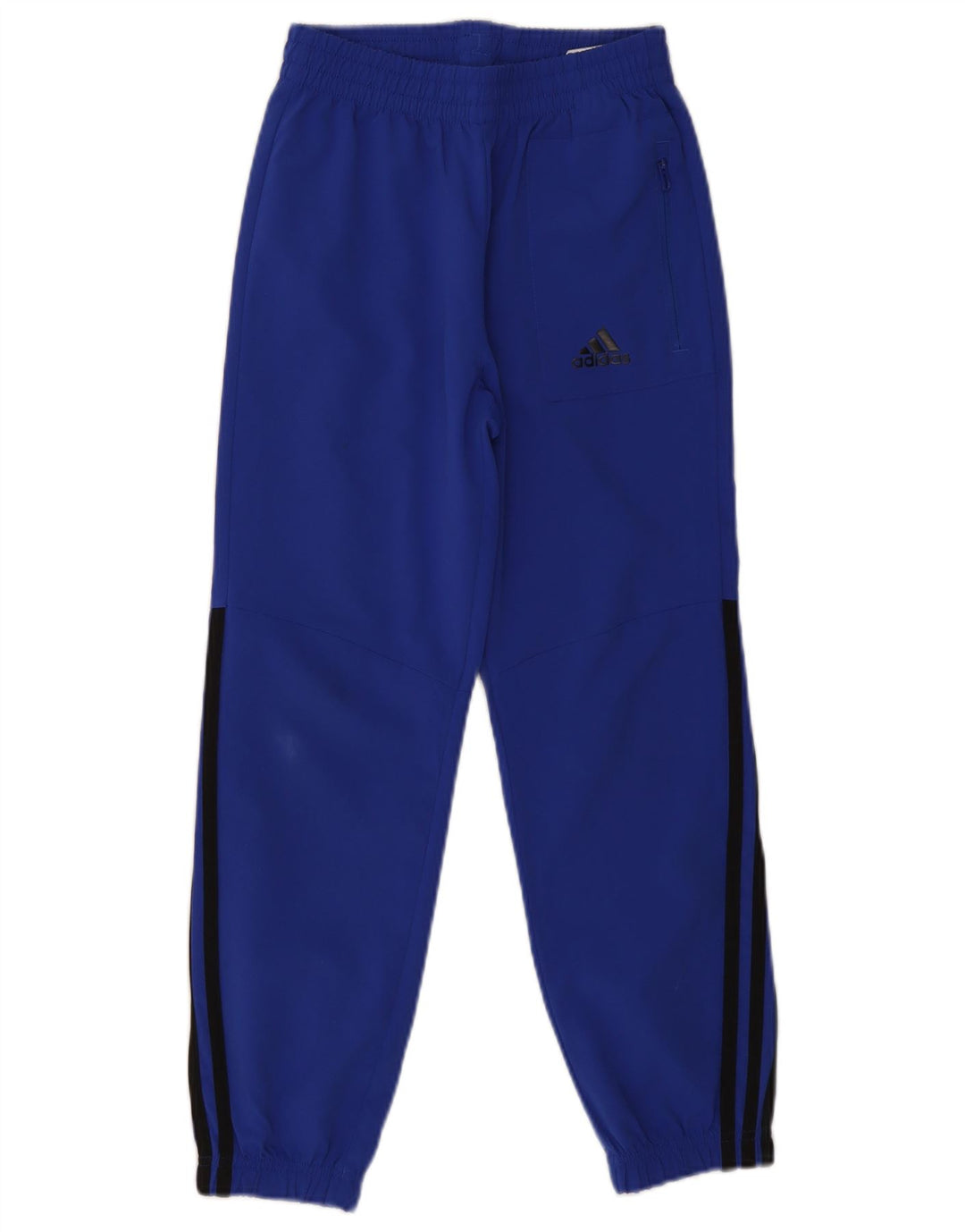 Adidas meninos calças de treino joggers 9-10 anos azul poliéster