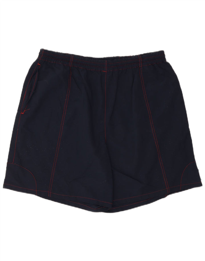 Shorts esportivos masculinos Fila XL azul marinho nylon