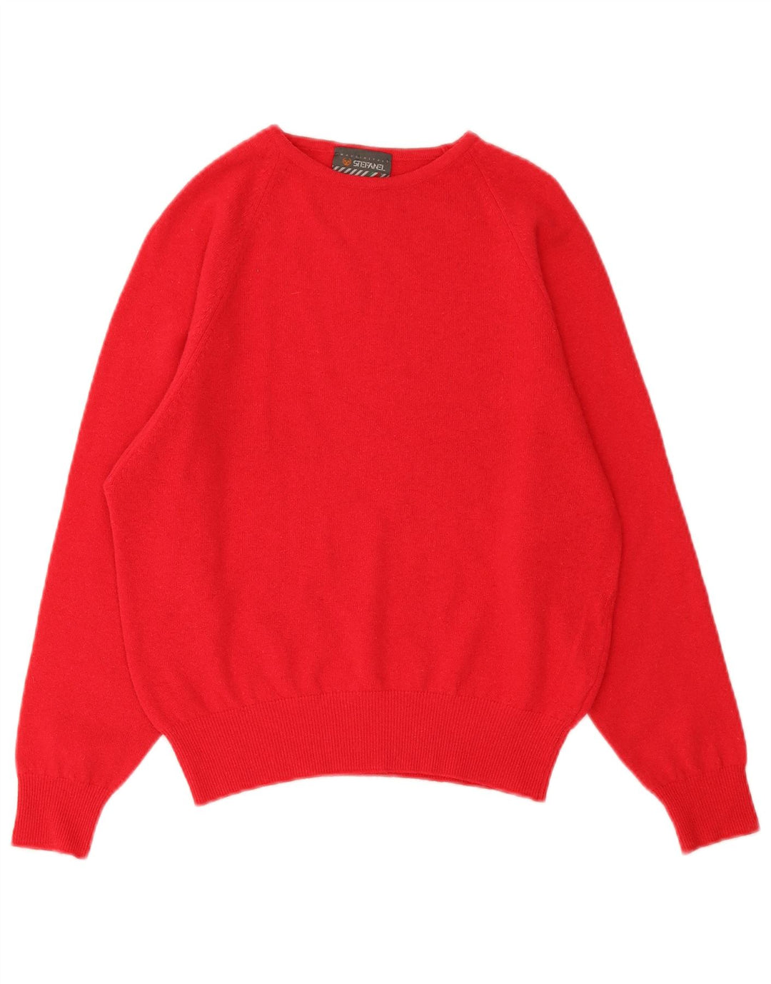 Suéter feminino Stefanel com gola redonda IT 46 rosa grande