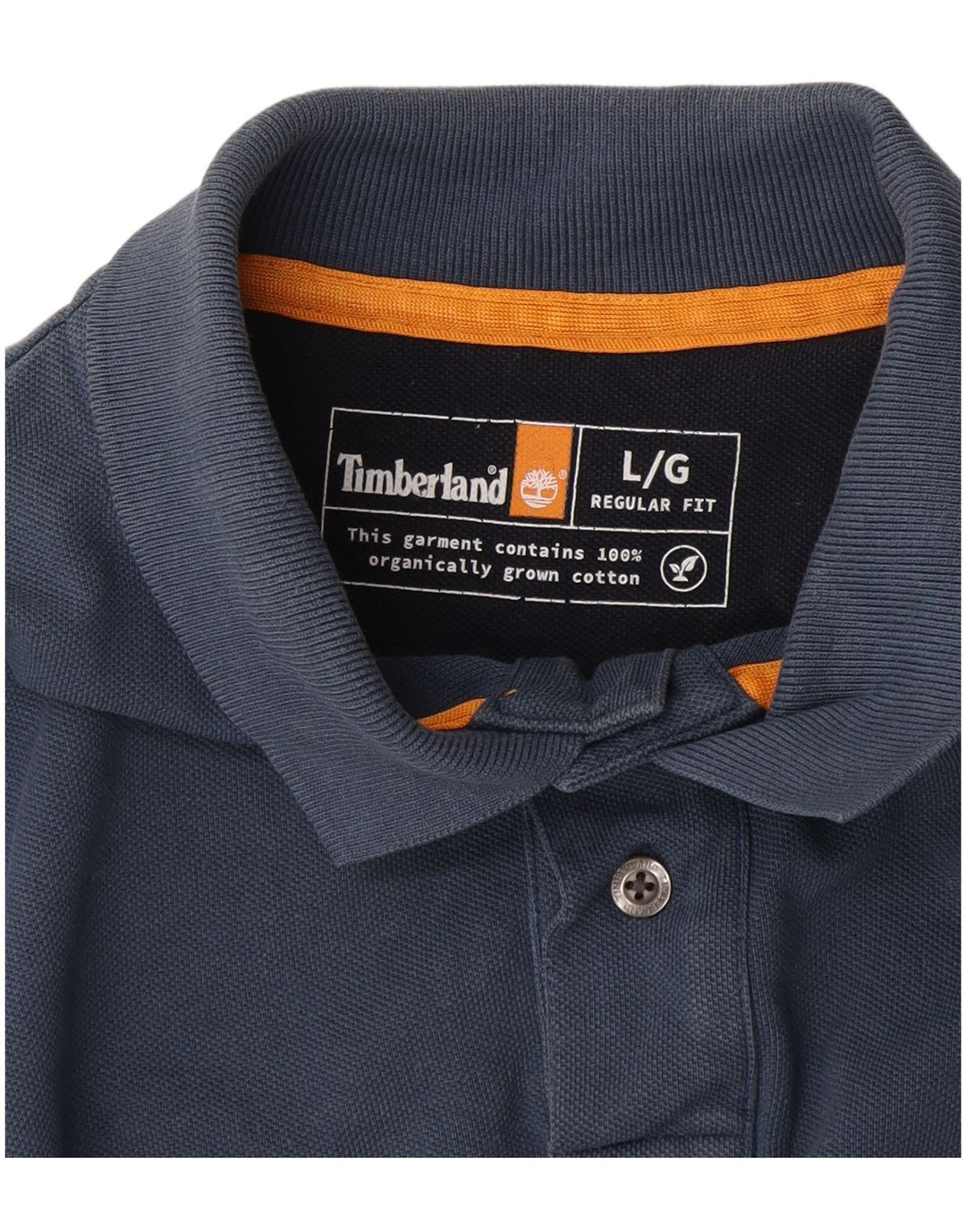 Camisa polo masculina Timberland Regular Fit grande azul marinho