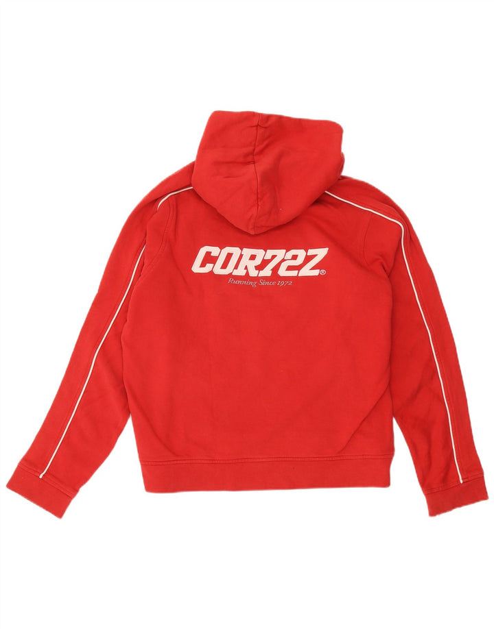 Nike Mens Graphic Hoodie Jumper UK 39/41 Médio Vermelho