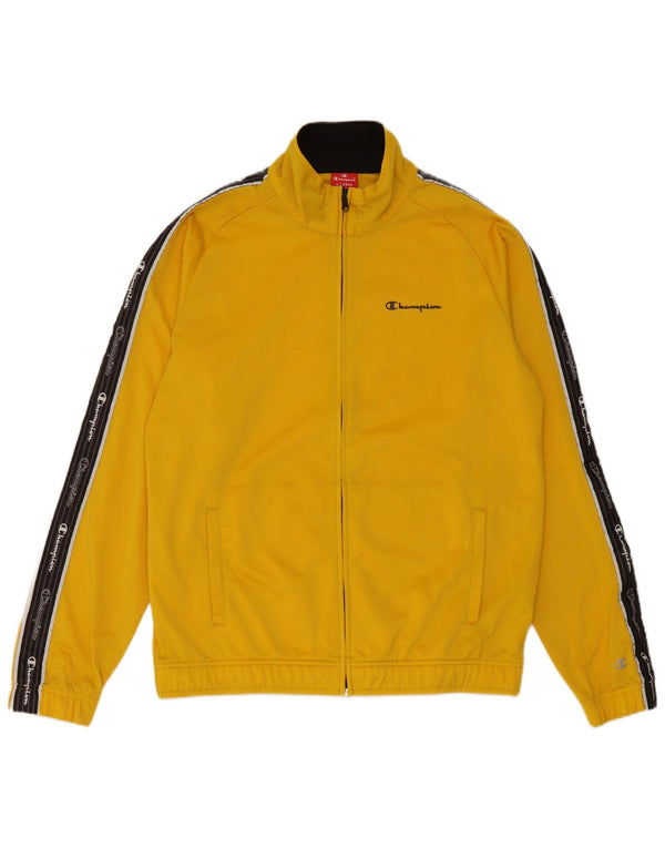 Jaqueta masculina Champion Graphic Tracksuit XL Amarelo Colorblock Poliéster