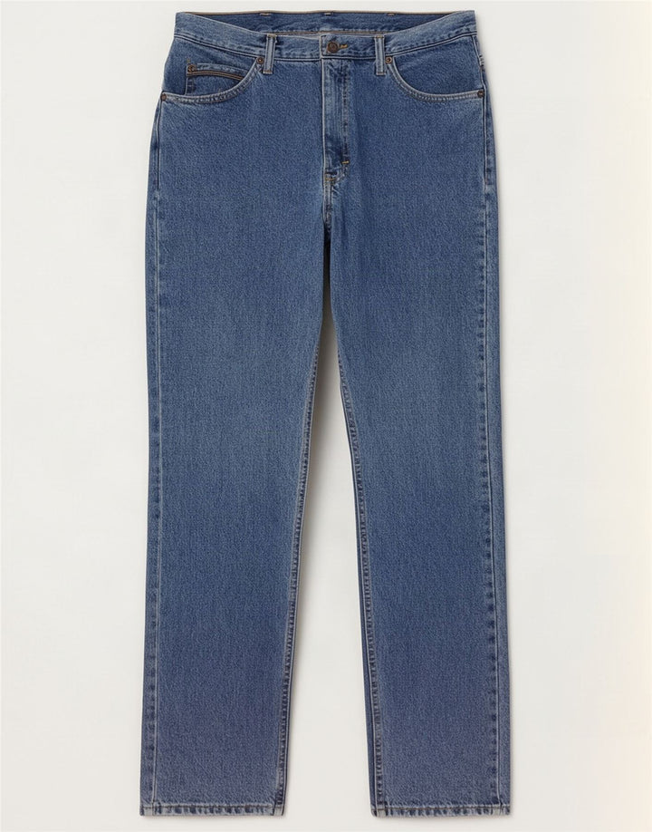 Calça jeans reta masculina Lee W32 L34 azul