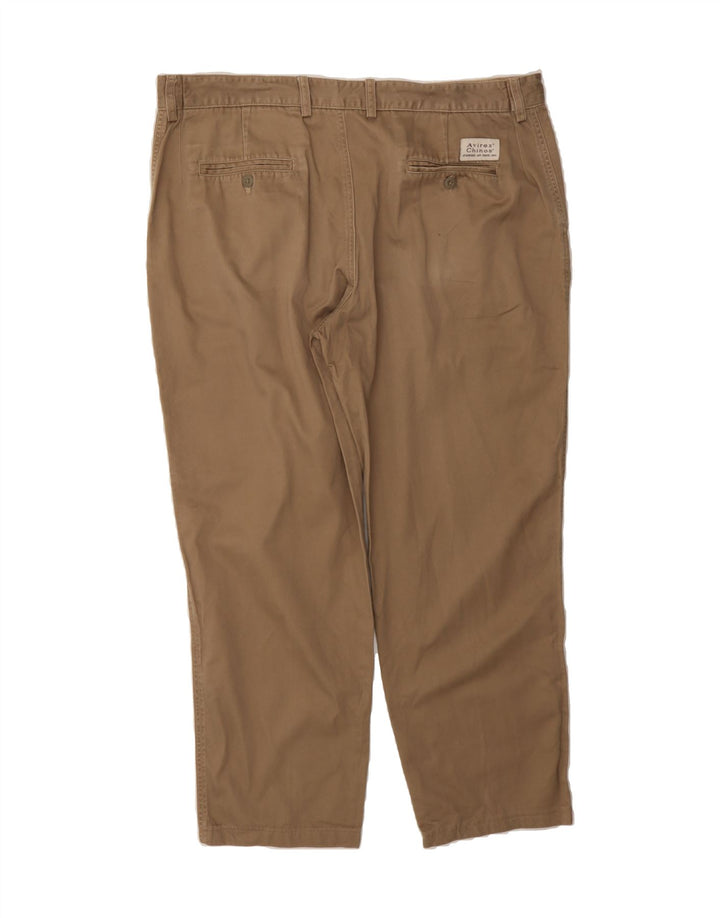 AVIREX Mens Straight Chino Trousers W42 L30  Beige Cotton Vintage Avirex and Second-Hand Avirex from Messina Hembry 