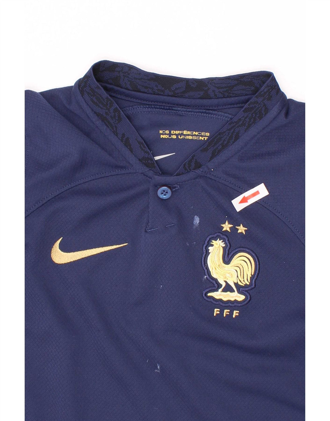 Camiseta Nike Menino Top 8-9 Anos Pequena Azul Marinho
