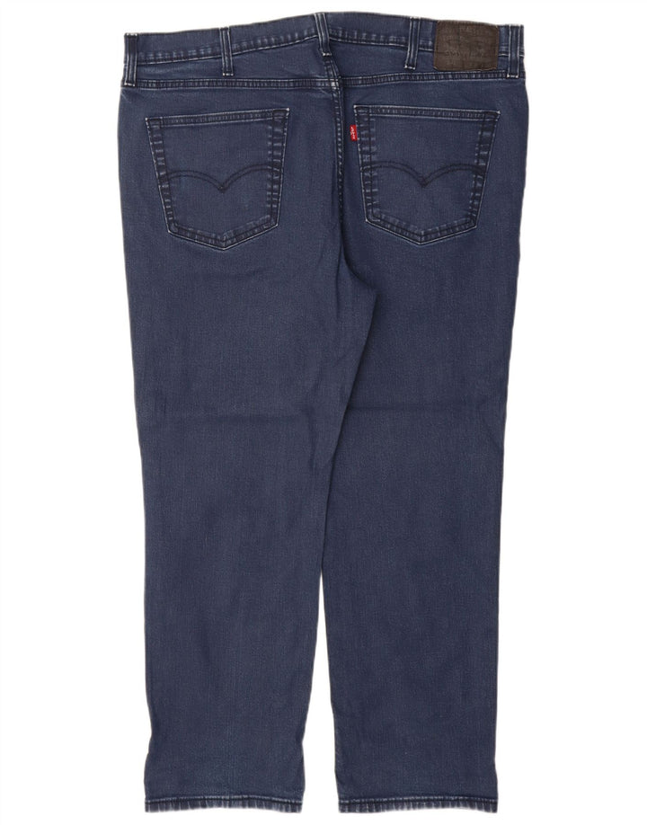 Levi's Masculino 541 Tapered Jeans W40 L30 Azul Marinho Algodão