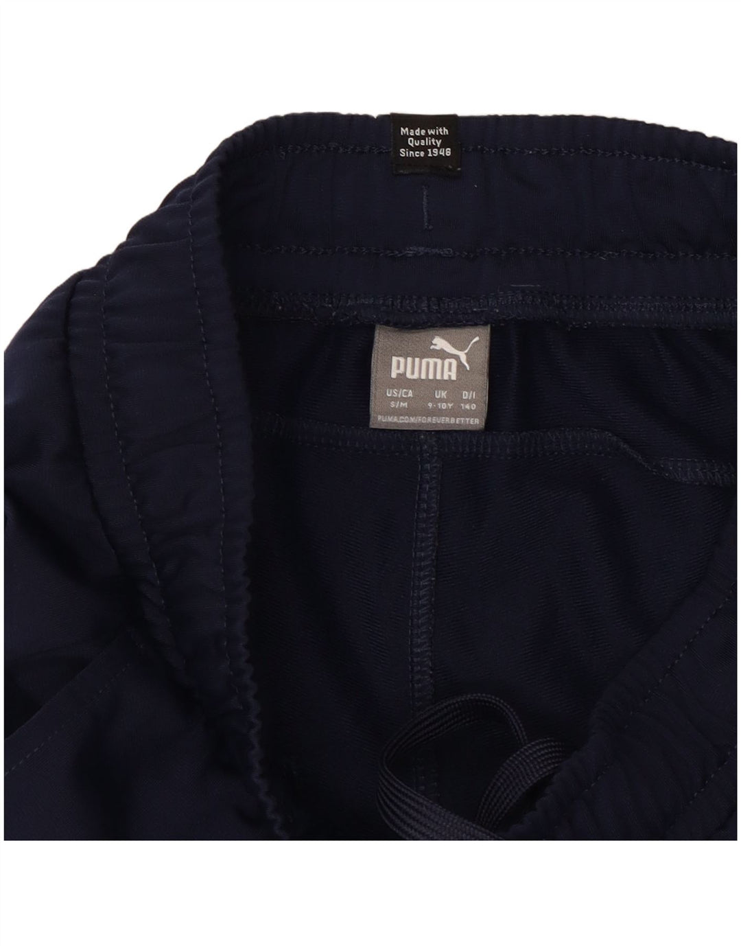 Calça de treino PUMA Meninos Joggers 9-10 Anos Azul Marinho Poliéster