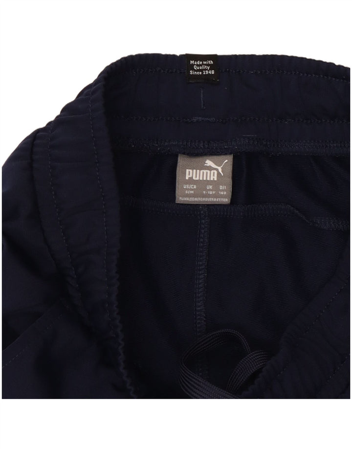 Calça de treino PUMA Meninos Joggers 9-10 Anos Azul Marinho Poliéster