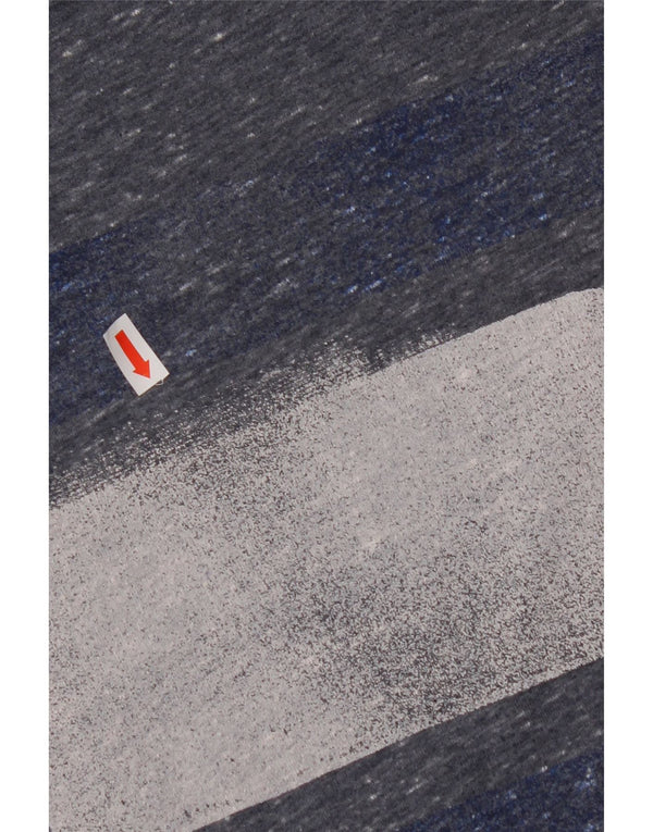 TOMMY HILFIGER Camiseta masculina gráfica Top pequeno bloco colorido azul