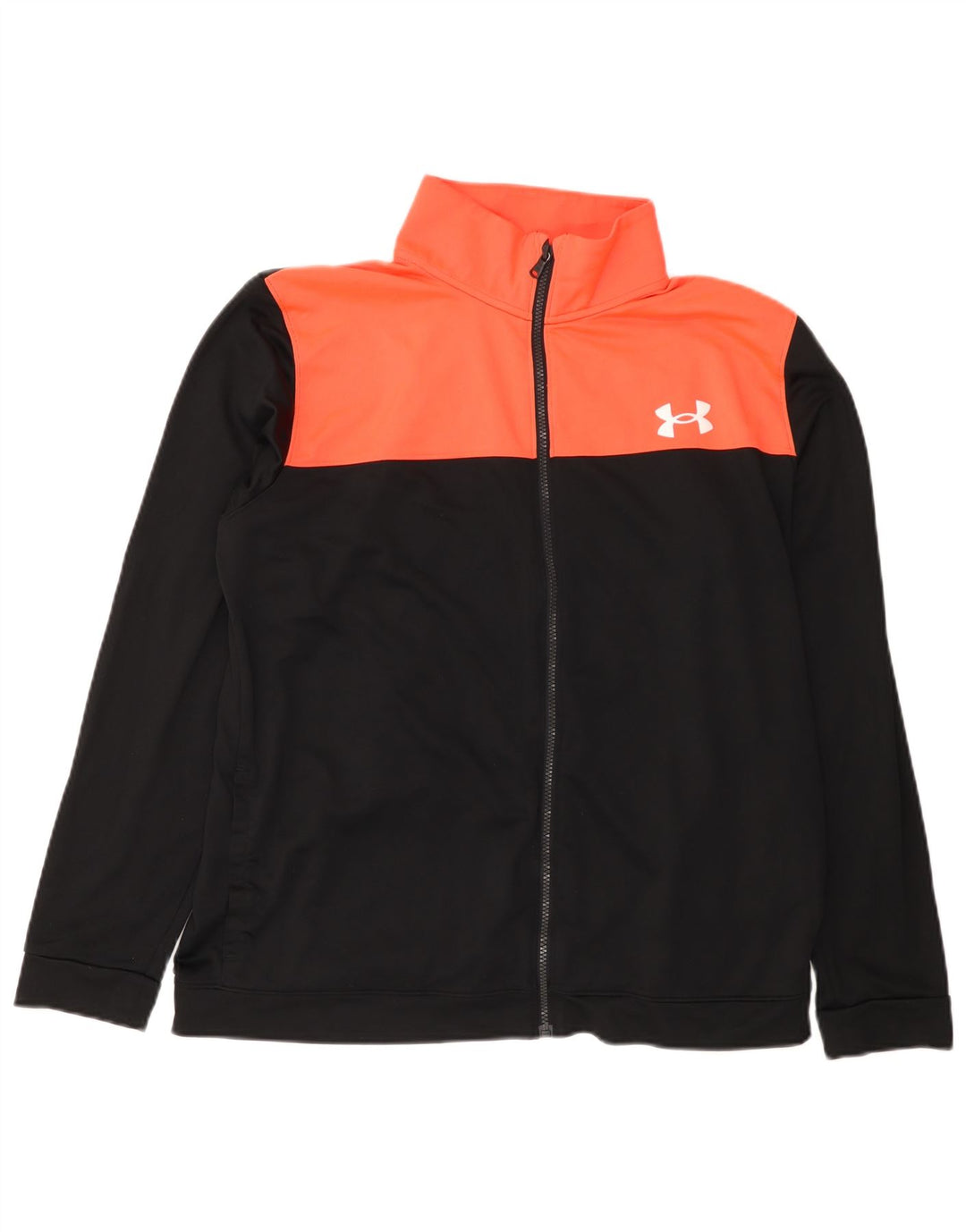Under Armour Mens Treino Top Jacket XL Preto Colourblock Poliéster